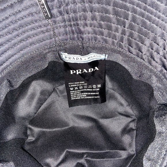 PRADA black bucket hat - Picture 2 of 5